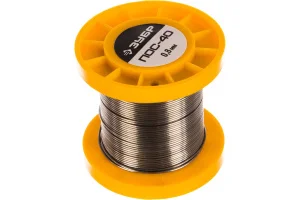 ЗУБР  50 г, 0,8 мм, трубка, ПОС 40, припой (55451-050-08C)