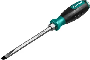 Отвертка шлицевая ударная SL8 8х150мм, двухкомп ручка,сквозной стержень, Kraftool Impact 250033-8 *1