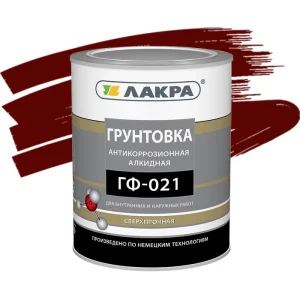 Грунт ГФ-021 Лакра Красно-кор. 1кг Л-С 0007647