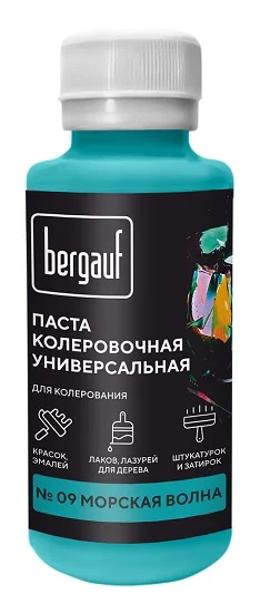 Паста колеровочная Bergauf 0,1л морская волна 68685