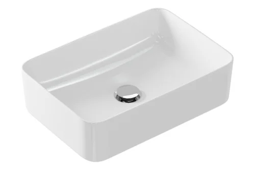 Раковина на столешницу CREA 50 RECTANGULAR 0 отв. 64755