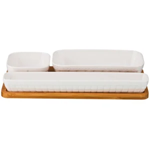 Менажница 3-Х Секционная Lefard "Native" 27*14 См. Высота=5 См (Кор=12Шт.)