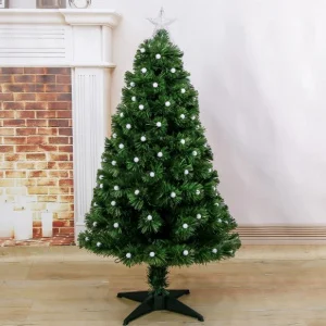 Ёлка фиброоптическая  огонёк 120 см, d нижнего яруса 65 см, 124 ветки 1108629