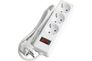 Удлинитель с сетевым фильтром 3х1,8м с/з 3x1мм2 Optima белый HM20-31-02 Stekker *1