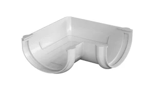 Угол желоба 90° ТН ОПТИМА D120/80мм белый 128155