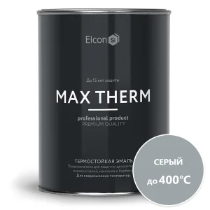 Эмаль термостойкая Elcon Max Term серый 0,8кг