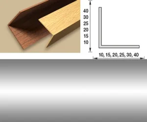 Угол 15х15 2,7 м. Металлик Идеал 081