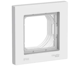 Рамка 1-м "AtlasDesign Aqua" белая ATN440101 (Systeme Electric) *1