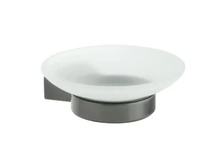 Мыльница стекло  Fixsen Trend Graphite, FX-98008