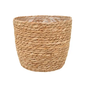 Кашпо плетеное "Сафари" 255х255х230мм круглое (Natural House) *1