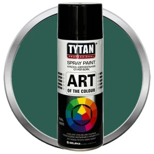 Краска аэрозольная Tytan Professional Art of the colour 400мл темно-зеленая 6005 93687