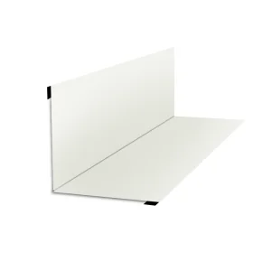 Планка угла внутреннего 115х115х2000мм RAL9003 сигнально-белый 0,40мм К-504