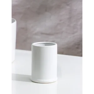 Стакан для зубных щеток Savanna Бэкки 9399964 керамика, белый