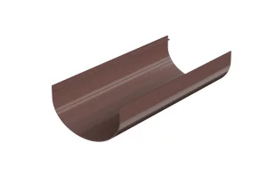 Желоб водосточный ТН ОПТИМА D120/80мм 3м коричневый 128220