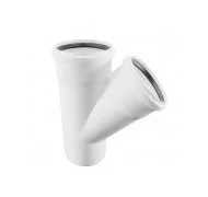 Тройник канализационный бесшумный D110х110 45гр