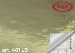 Пленка самоклеящаяся D&B 0,45*8м  ГОЛОГРАФИЯ  золото 401 LB *5/20