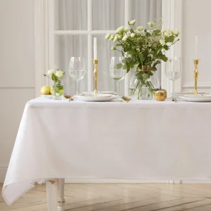Скатерть "Этель" Shine 150*300 +/-3см, цв.белый, пл. 192 г/м2, хл с ВГМО 6974196