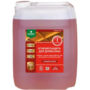 Огнебиозащитный состав для древесины PROSEPT PROF 1 10л I группа 007-10 *1