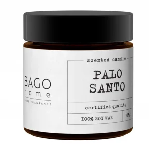 Свеча ароматическая в стекле 88гр Пало санто BHP0302 BAGO home *1