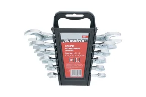 Набор ключей рожковых хромированные 6шт 6х17мм CrV Matrix 15231