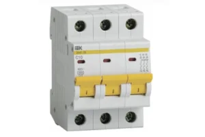 Выключатель автоматический модульный 3п C 10А 4.5кА ВА47-29 MVA20-3-010-C IEK