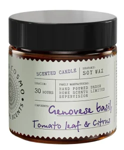 Свеча ароматическая в стекле 88гр Базилик томатный лист и цитрус ETC0216 Eteria Cosmo *1