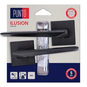 Ручка раздельная Punto LM/A K.QS52.ILUSION/HD BL-24 черный 45577 *1