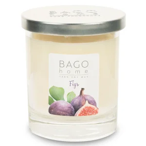 Свеча ароматическая в стекле 132гр Инжир BGH0211 BAGO home *1