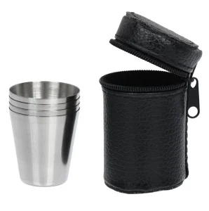 Набор стопок 4х30мл в чехле BOYSCOUT 61114