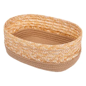 Корзина стеллажная "Сканди", Д330 Ш220 В140, какао