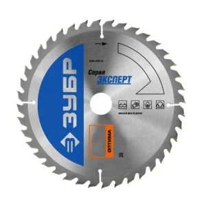 Диск пильный по дереву 255x30 мм 40 зубьев Профессионал ЗУБР Оптима 36903-255-30-40_z01 *1
