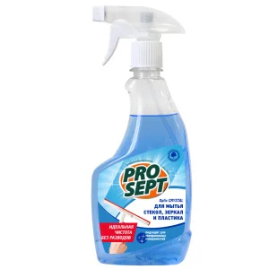 Средство для мытья стекол зеркал и пластика PROSEPT Optic Crystal 500мл 114-0 1/10