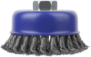 Щетка для УШМ М14 0,5х100мм крученая витая проволока, чашка, блистер Cutop Profi 82-899 *1