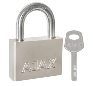 Замок навесной AJAX PD-3050 (PD-30-50) 3 fin key /блистер *12