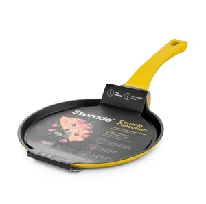 Сковорода Esprado Canario блинная 25х1,6см алюминий, АП, индукция CANT25YE104