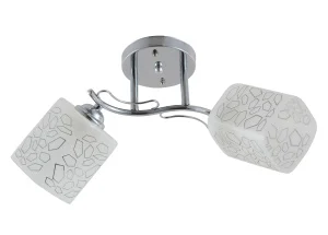 Светильник потолочный LV 9292/2 Тина Хром E27 60W 440х220х-240мм