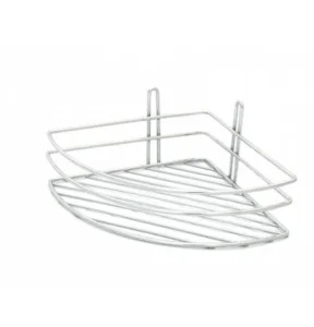 Полка угловая 1-яр овал хром 20х20х10,4см П0001563 *2/10