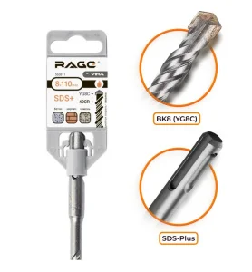 Бур по бетону  8х110мм SDS-plus RAGE by VIRA 560811 *1