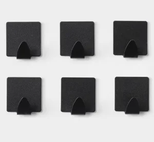 Набор крючков "Black Loft Box" (упак 6 шт) метал. самоклеящиеся 3,5х3,8х1,8см 9936815 (Savanna) *1