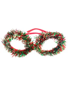 Очки маскарадные Мульти мишура 13x6x3см арт.82060 *1