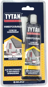 Герметик силиконовый универсальный Professional прозрачный 85мл 22605 (Tytan)