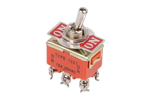 Тумблер KN-202 250В 15А (6c) ON-ON 2п блист. 06-0327-B (Rexant) *1