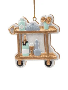 Украшение подвесное Столик полирезина 1х6,5х6,5см арт.89298 *1