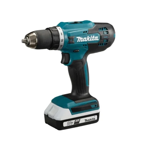 Дрель-шуруповерт аккум. Makita DF 488 D002 18В,2х1.5АчLi-ion,БЗП-1.5-13мм,0-400 1400об мин,42 24Нм G