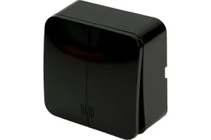 Выключатель 2-кл "София" ОП с индикатором 250В 10А IP20 черный MSW10-21-02 Stekker *1