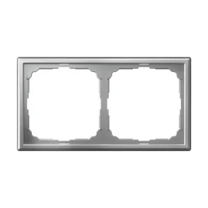 Рамка 2-м "Artgallery" универсальная, алюминий GAL000302 (Systeme Electric) *1
