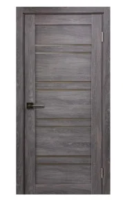 Полотно дверное Х1 дуб шале серебро/стекло сатин *900