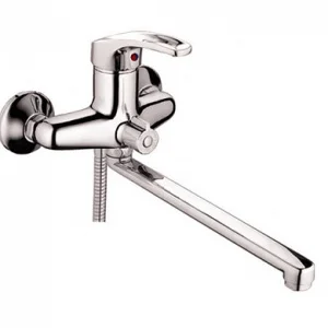 Смеситель для ванны одноручный Ligeya L2227 шланг 1,5м лейка