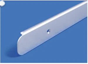 Планка торцевая 28 мм R9/180 универсальная, алюминий матовый (1518УR9МТ)