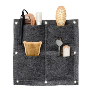 Органайзер квадратный фетр 4 кармана 35х35см 1л серый QWERTY